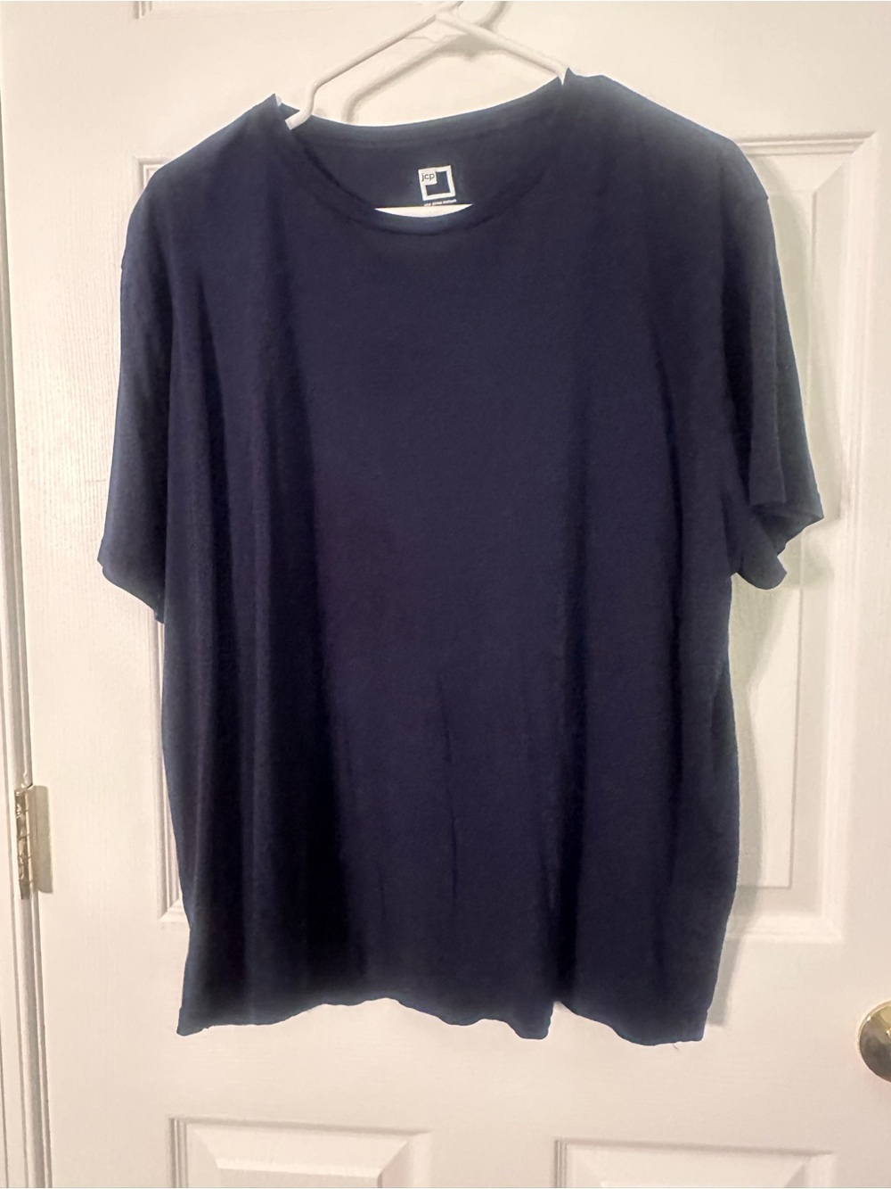 jcpenney Men's Navy Crew Neck Short Sleeve Tee